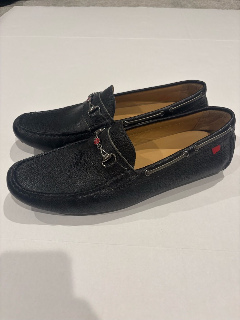 Marc Joseph New York Madison Ave Black Women’s Loafer EU 43 US 12 Dress Buckle
